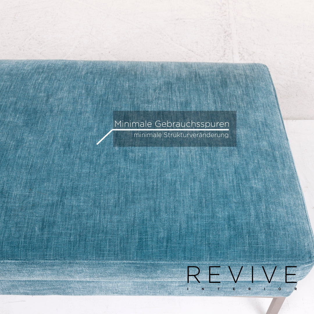 BoConcept Stoff Hocker Blau Ottoman #12504
