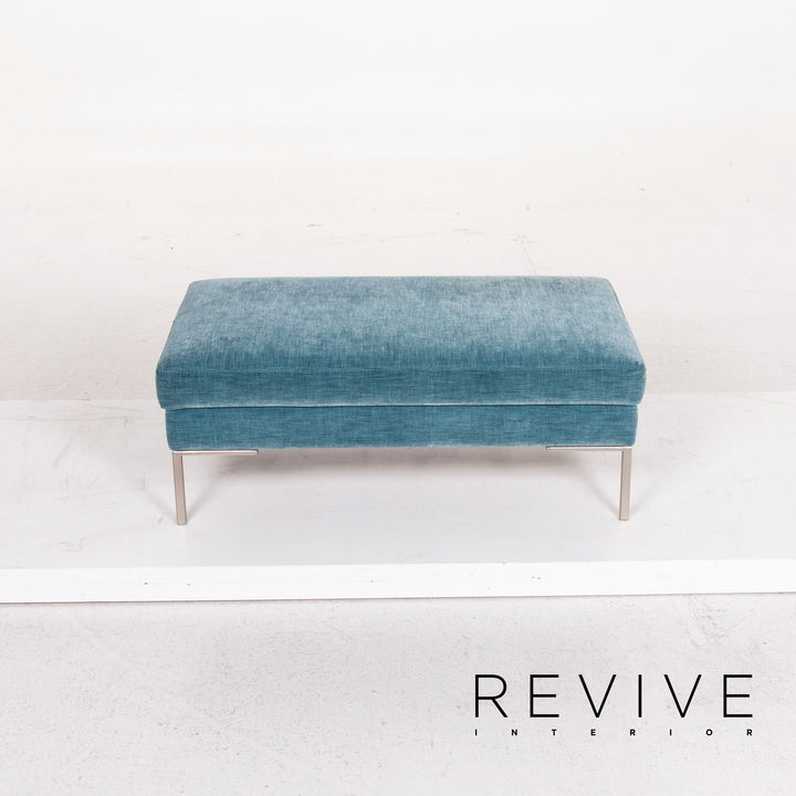 BoConcept Stoff Hocker Blau Ottoman #12504