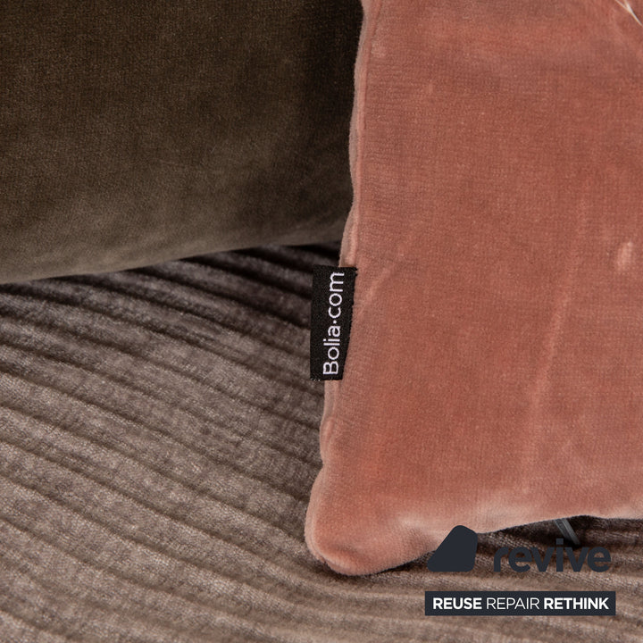 Bolia Cosima Canapé d'angle en tissu Gris Canapé