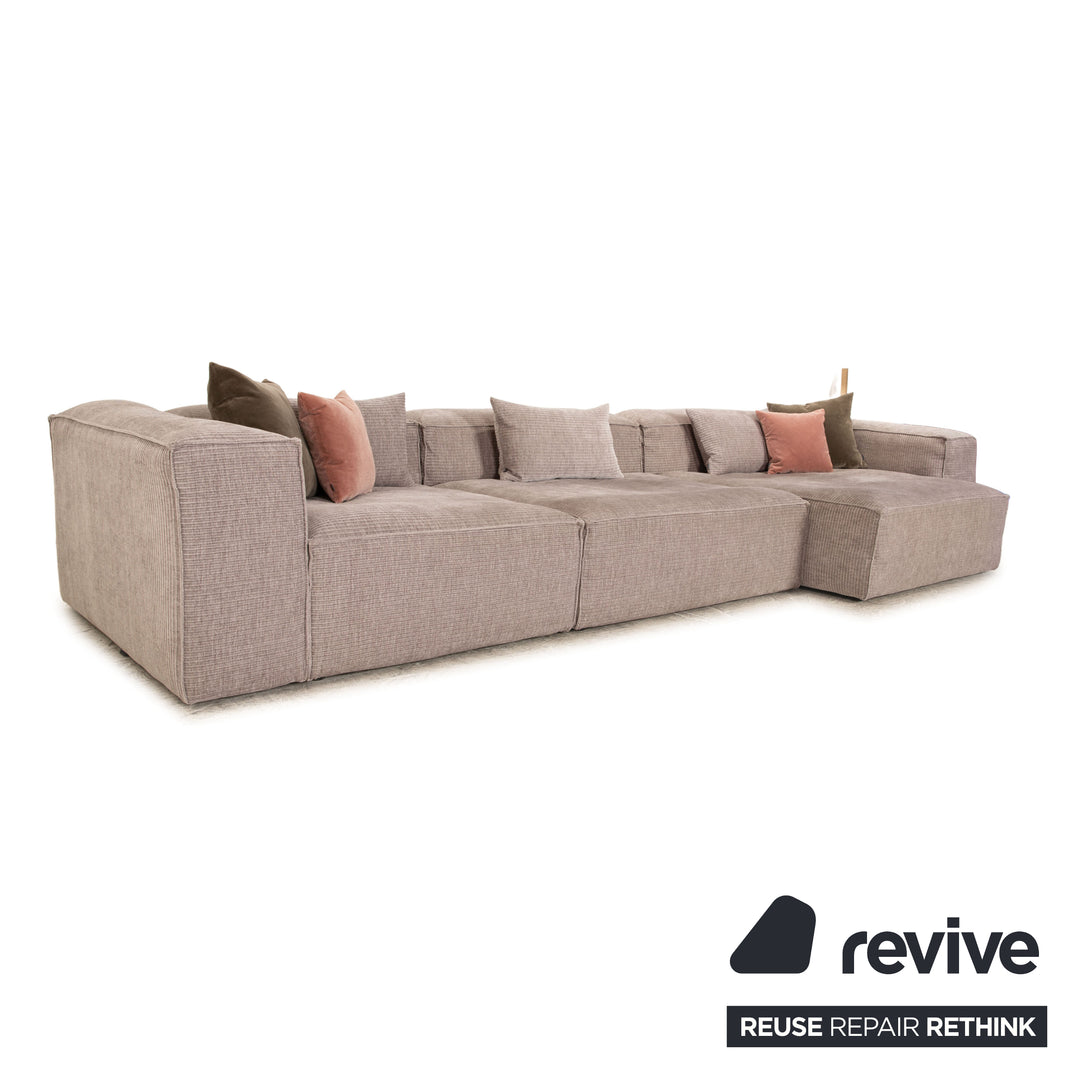Bolia Cosima Canapé d'angle en tissu Gris Canapé