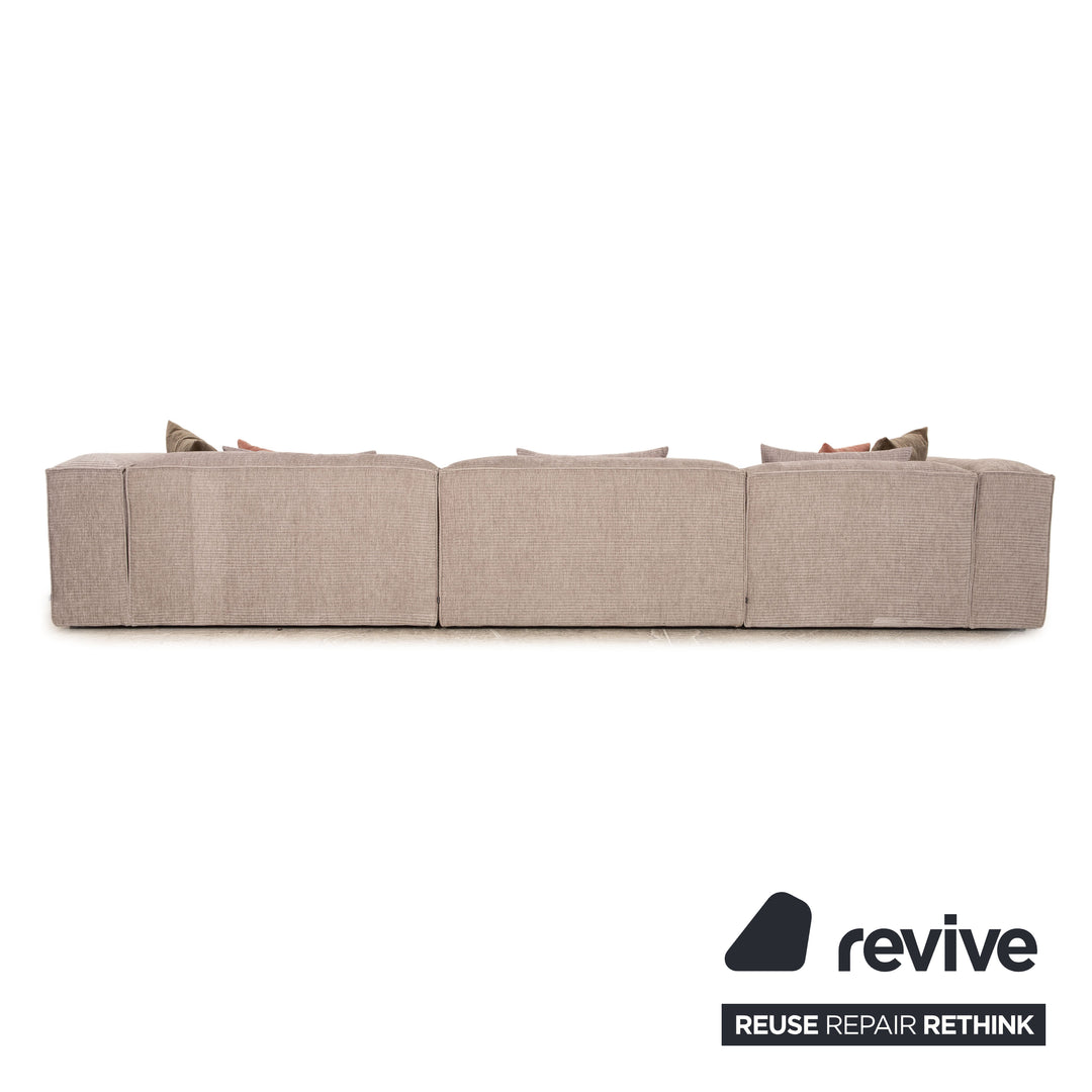 Bolia Cosima ensemble de canapés en tissu gris canapé d'angle tabouret canapé canapé