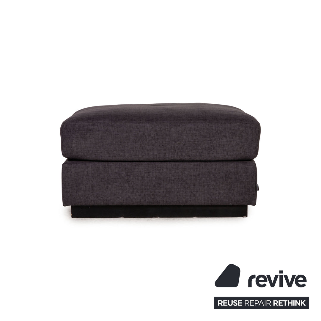 Bolia Sepia Fabric Sofa Set Gray Three Seater Pouf