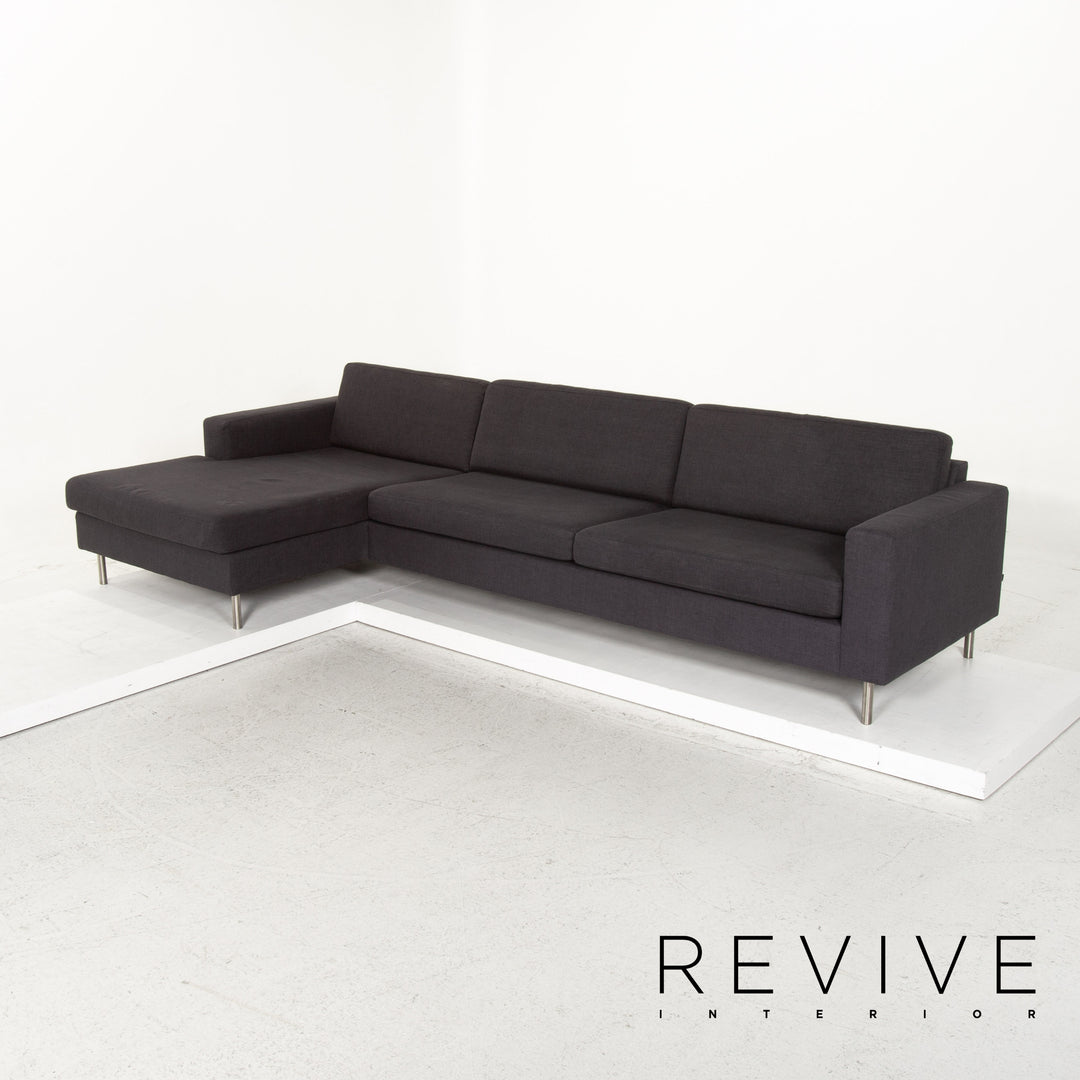 Bolia fabric corner sofa anthracite gray sofa couch #13366