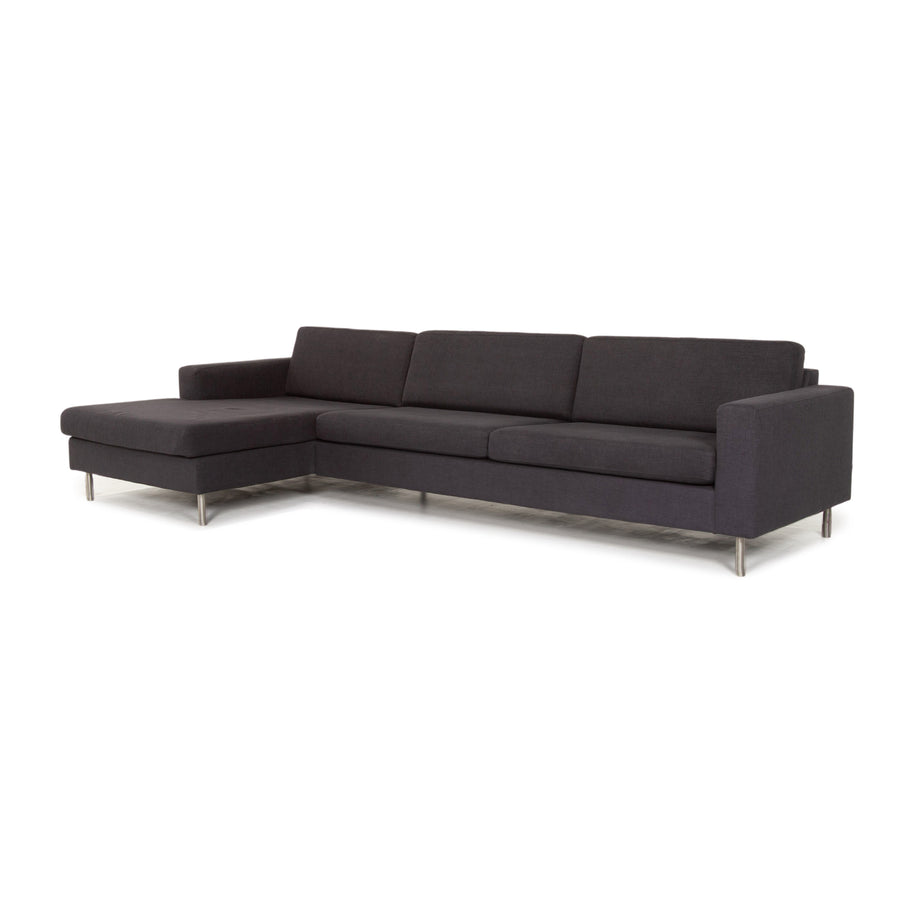 Bolia fabric corner sofa anthracite gray sofa couch #13366