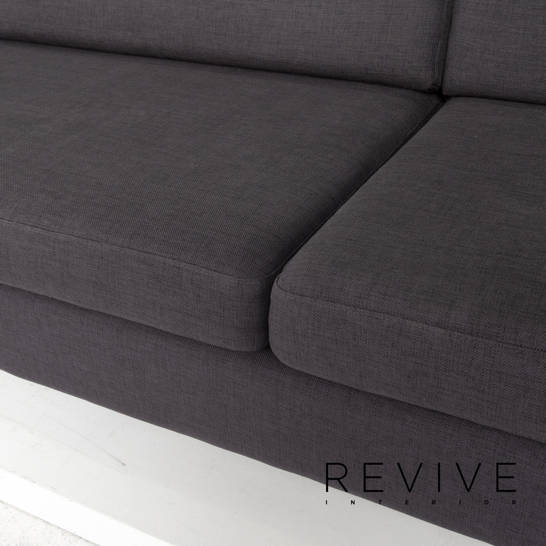 Bolia fabric corner sofa anthracite gray sofa couch #13366