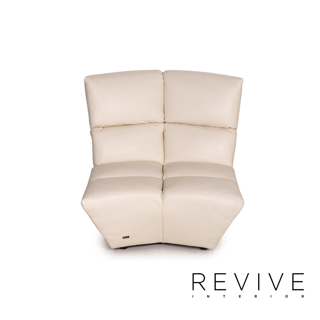 Bretz Cloud 7 Leder Sessel Creme