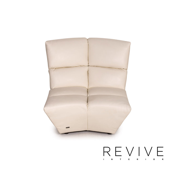 Bretz Cloud 7 Leder Sessel Creme
