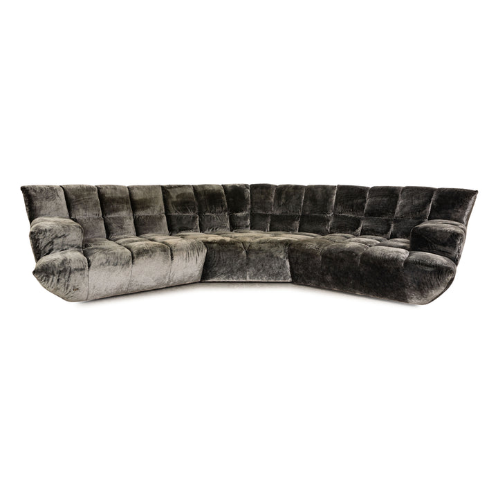 Canapé d'angle Bretz Cloud 7 en tissu gris