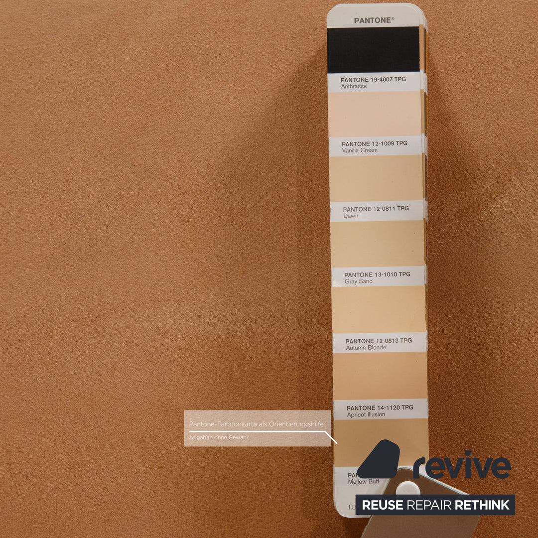 Bretz Gaudi Stoff Hocker Beige