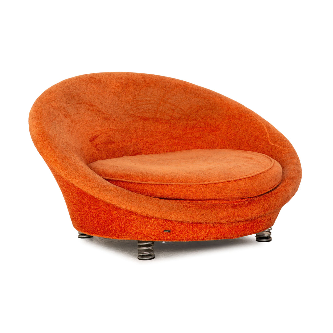 Fauteuil de piscine Bretz en tissu orange