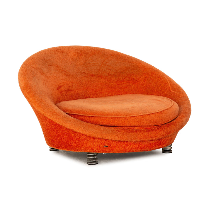 Fauteuil de piscine Bretz en tissu orange