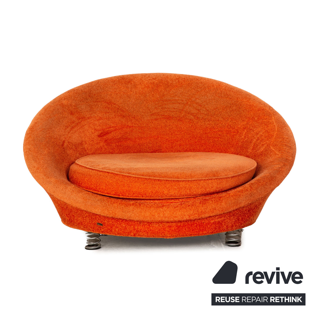 Fauteuil de piscine Bretz en tissu orange