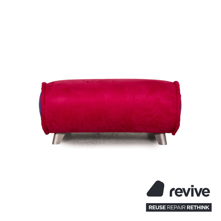 Bretz fabric stool pink reupholstery
