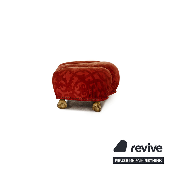 Bretz fabric stool red