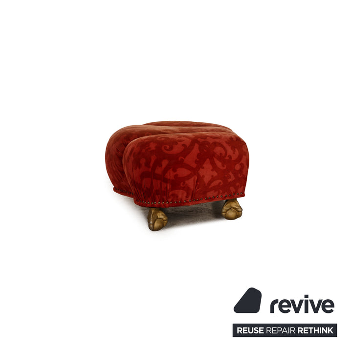 Bretz fabric stool red