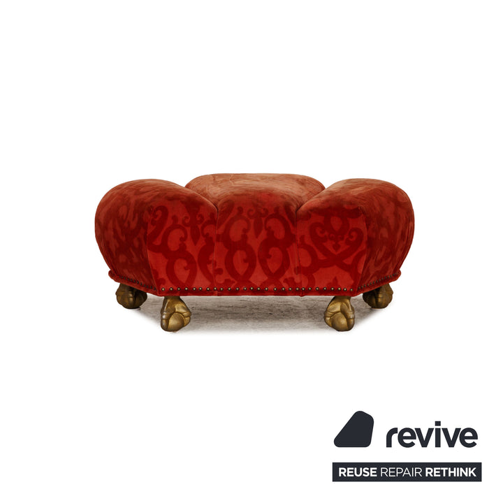 Bretz fabric stool red