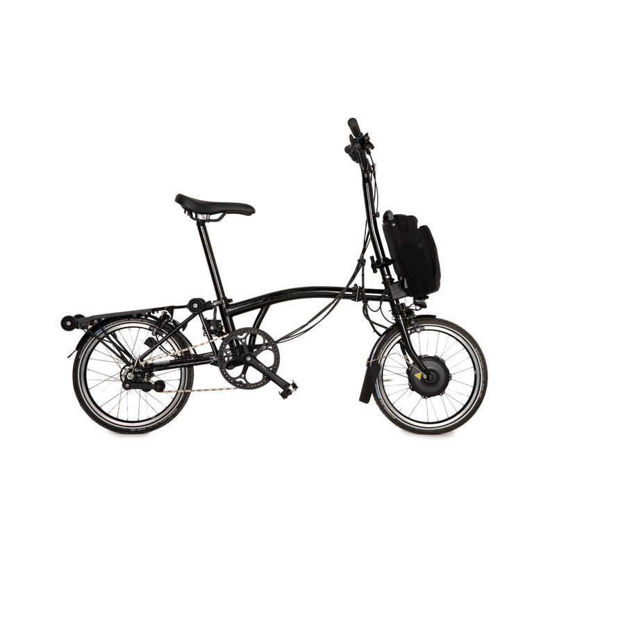 Brompton Electric C Line 2022 Aluminium E-City Bike Noir Vélo Pliant