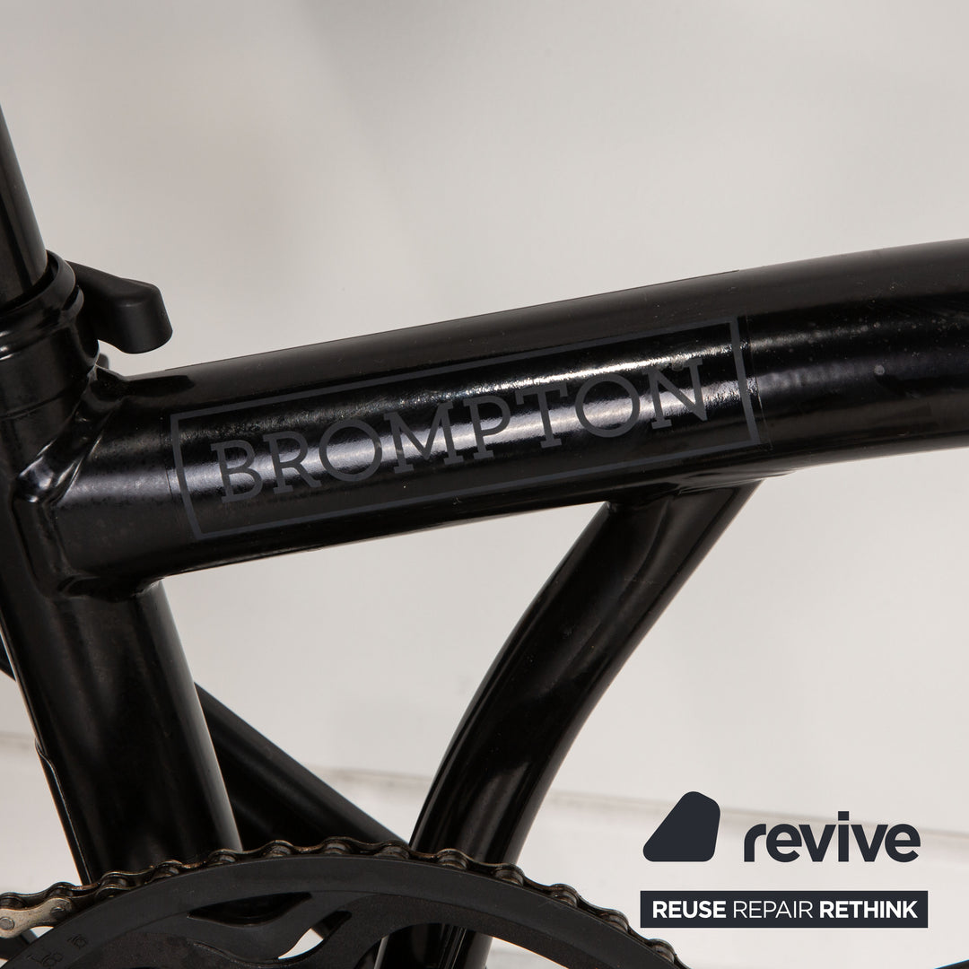 Brompton Electric C Line 2022 Aluminium E-City Bike Noir Vélo Pliant