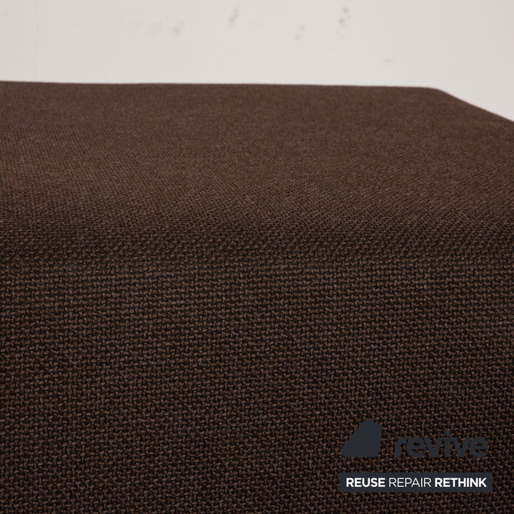 Brühl Fields fabric stool brown dark brown