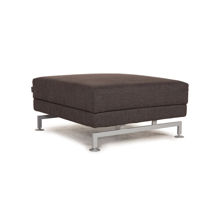 Tabouret en tissu Brühl Moule anthracite