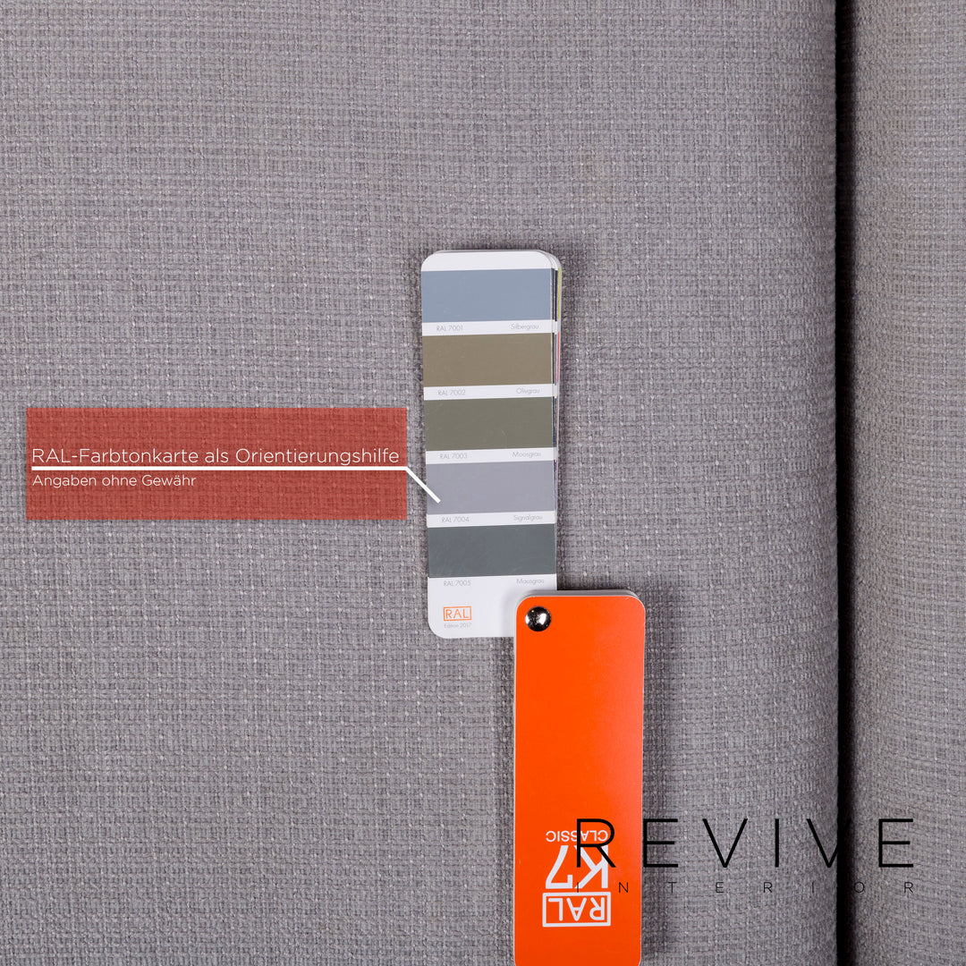 Brühl Moule Canapé d'angle en tissu gris #8370