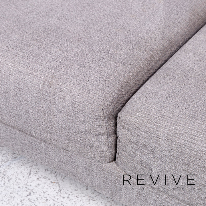 Brühl Moule Canapé d'angle en tissu gris #8370