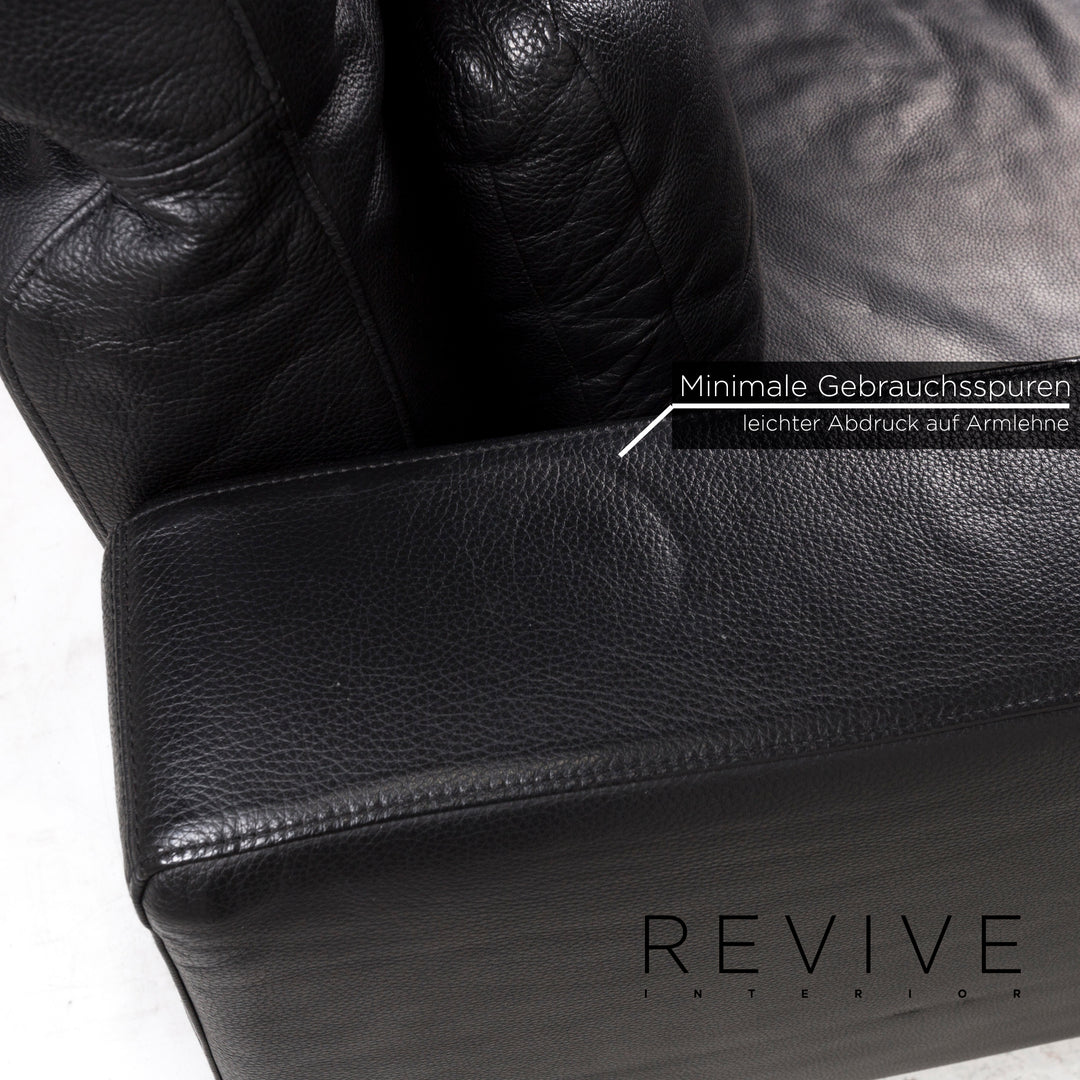 Brühl &amp; Sippold Moule leather lounger black function relaxation function #12901