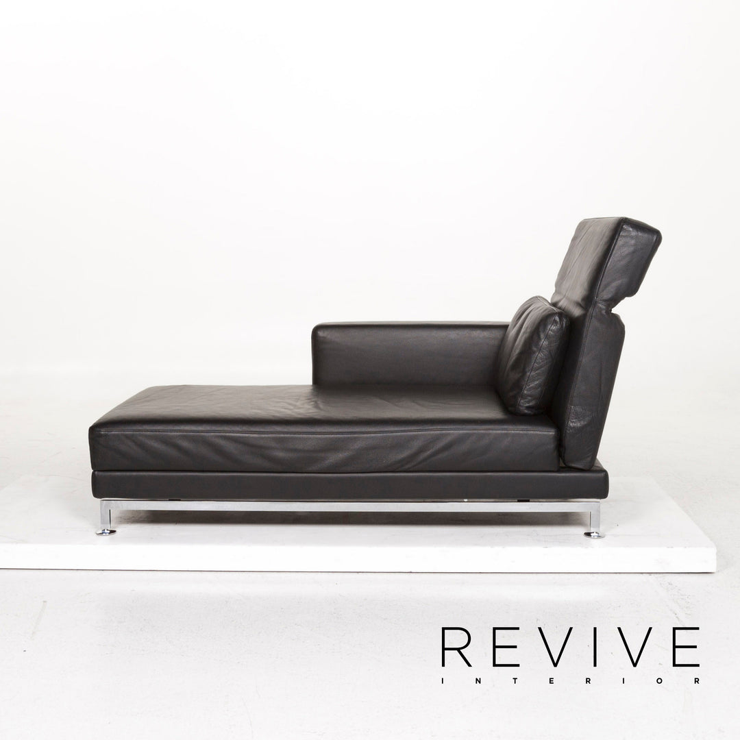 Brühl &amp; Sippold Moule leather lounger black function relaxation function #12901