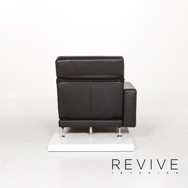Brühl &amp; Sippold Moule leather lounger black function relaxation function #12901