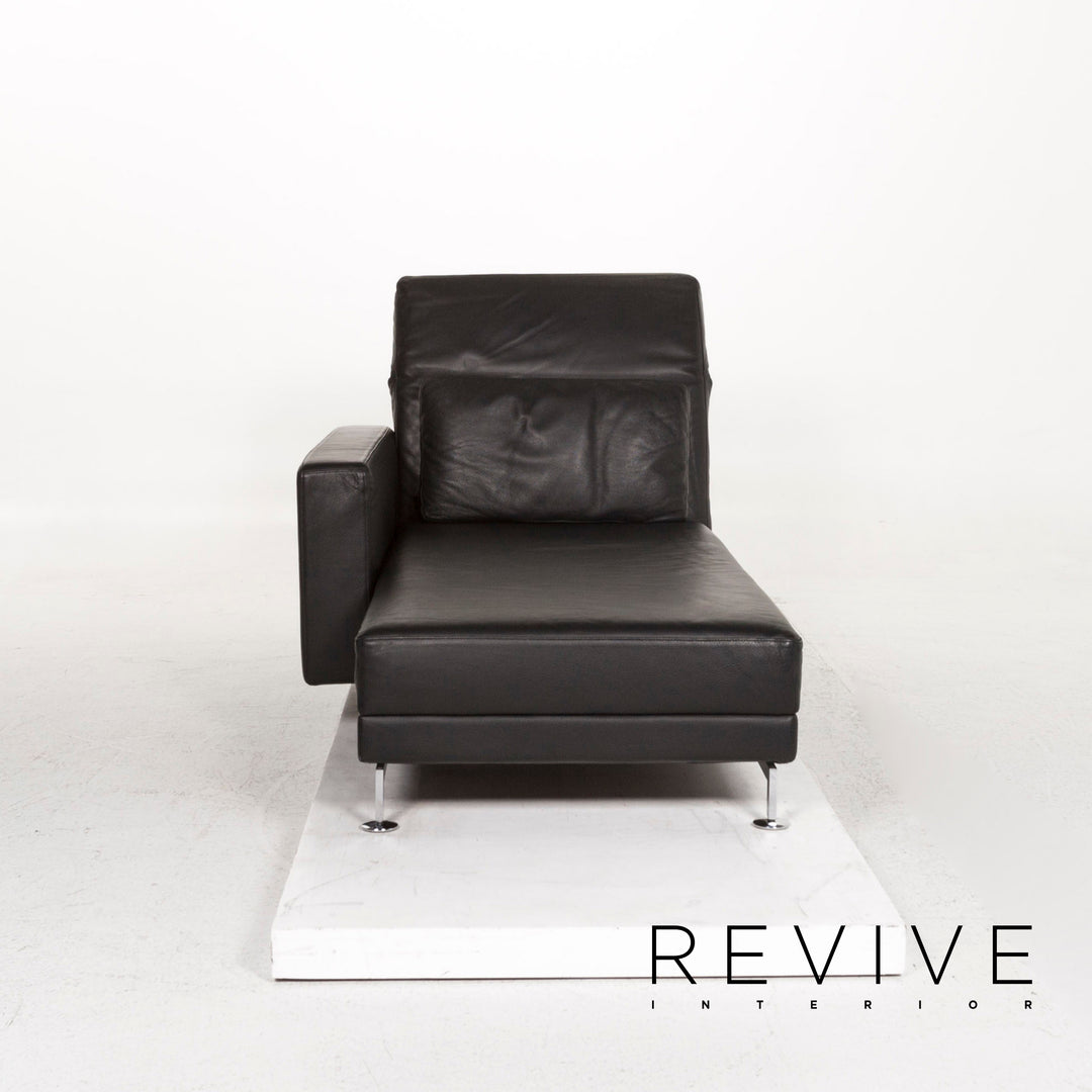 Brühl &amp; Sippold Moule leather lounger black function relaxation function #12901