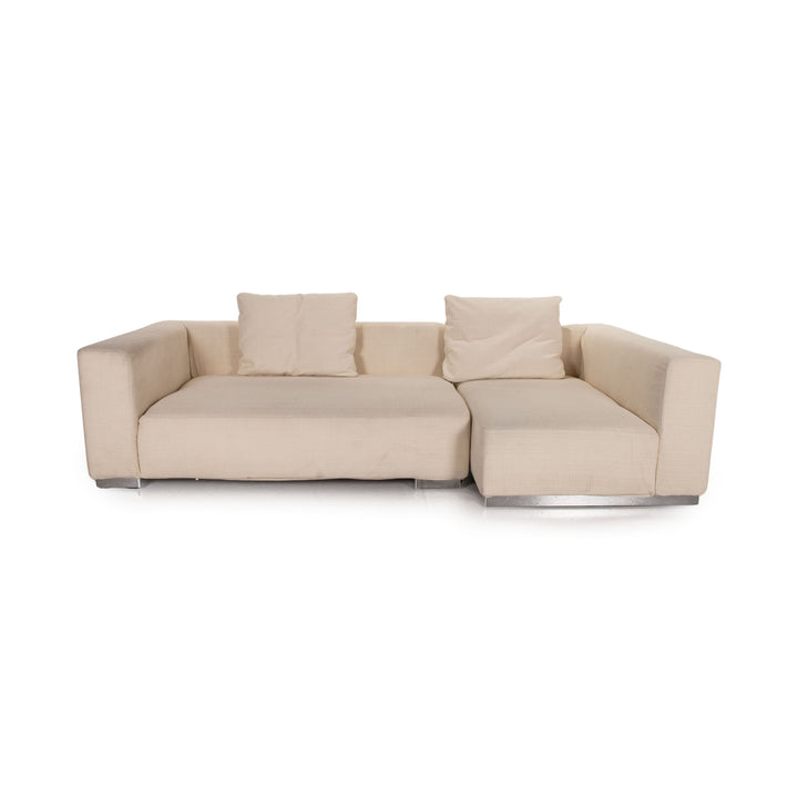 Brühl Stoff Sofa Creme Couch Outlet