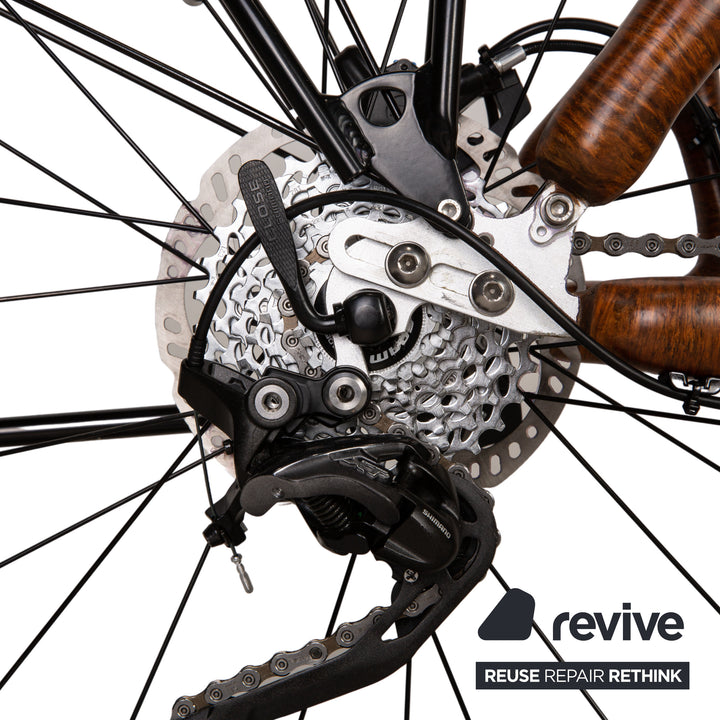 by Boo my Jacobu 2021 Vélo de randonnée électrique en bambou Marron RH 55 Vélo