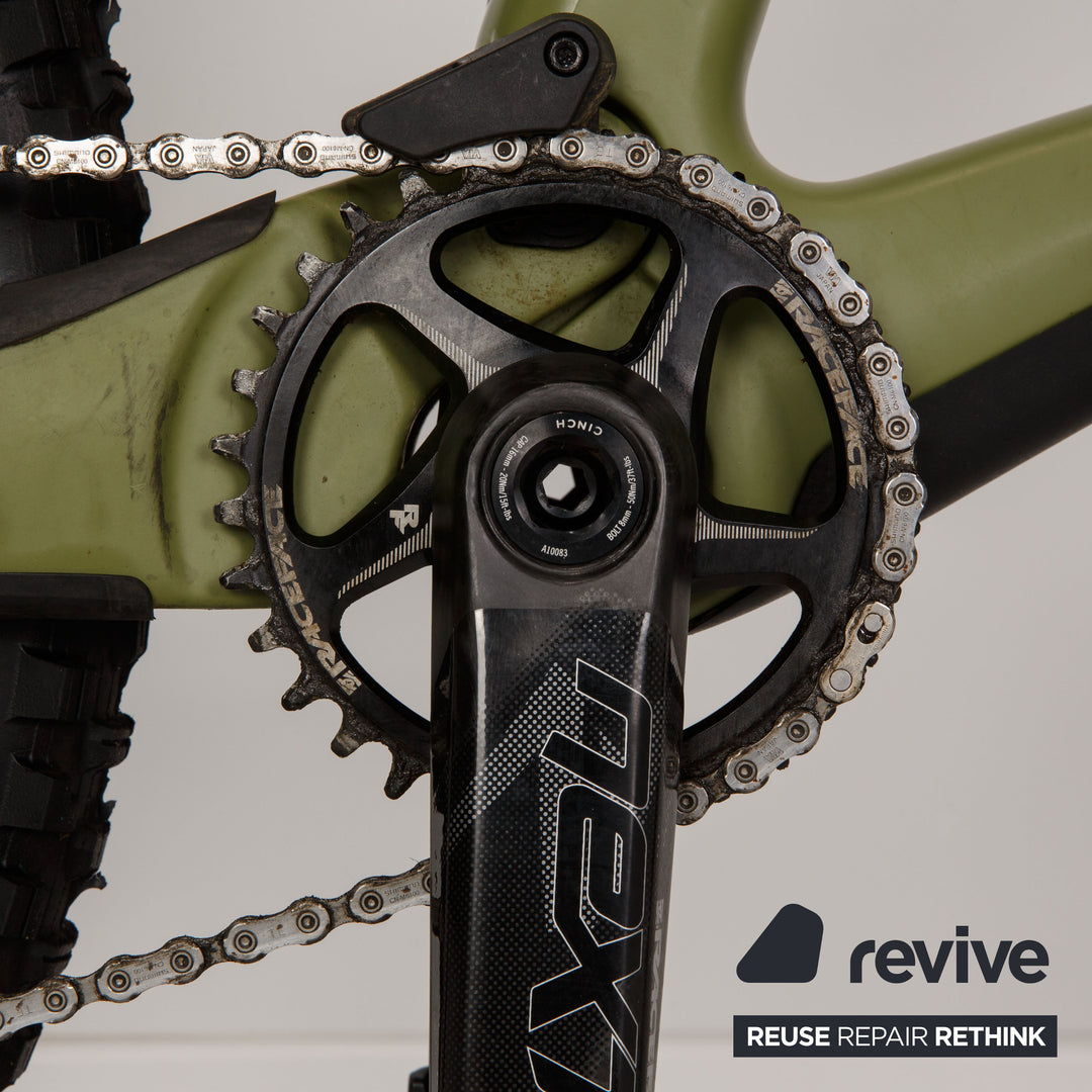 Canyon TORQUE CF 9 27.5 2022 Carbon Mountainbike Olivgrün RG M Fahrrad Fully Freeride