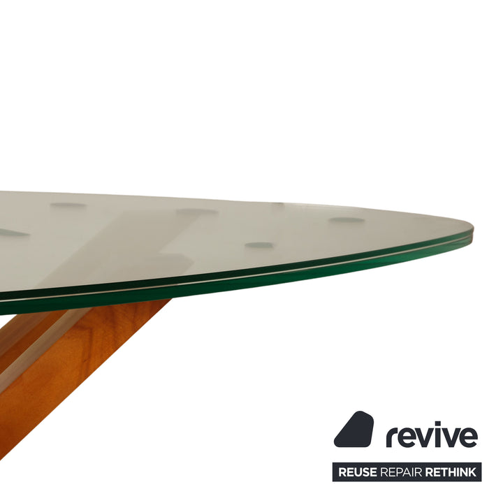Cassina Artifici Glas Couchtisch Grau Grün