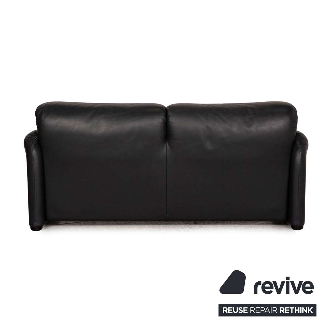 Cassina Maralunga Grau Zweisitzer Leder