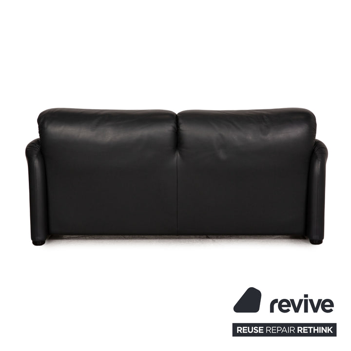 Cassina Maralunga Grau Zweisitzer Leder