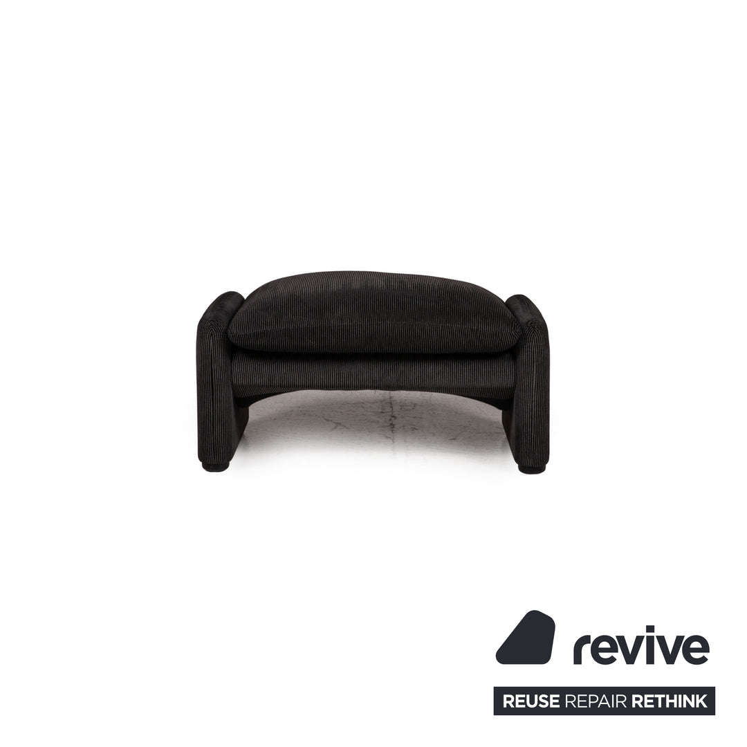 Cassina Maralunga Stoff Hocker Grau