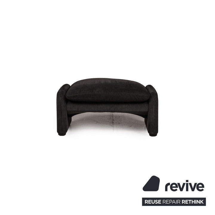 Cassina Maralunga Stoff Hocker Grau