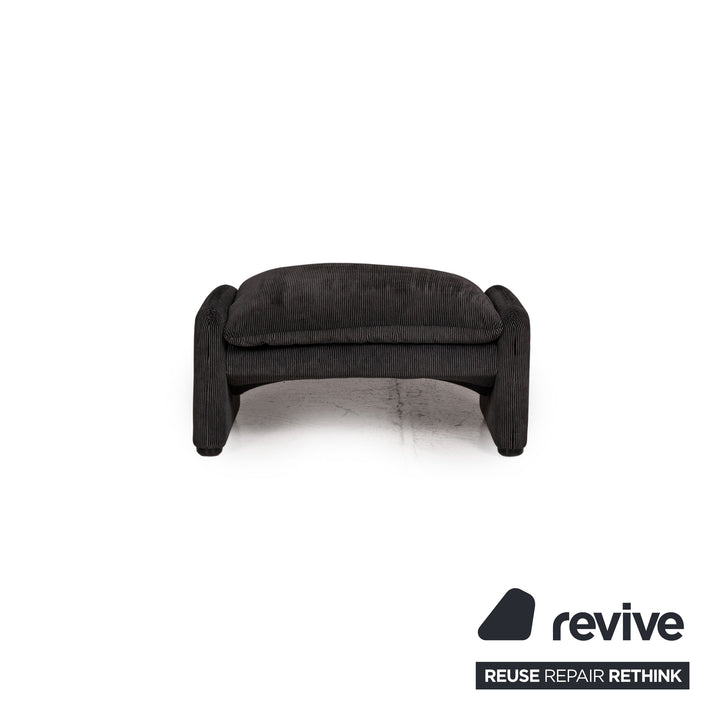 Cassina Maralunga Stoff Hocker Grau