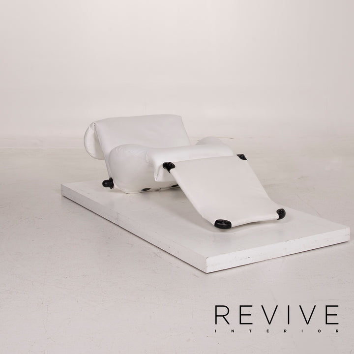 Cassina Wink Leather Armchair White Relaxation #15378