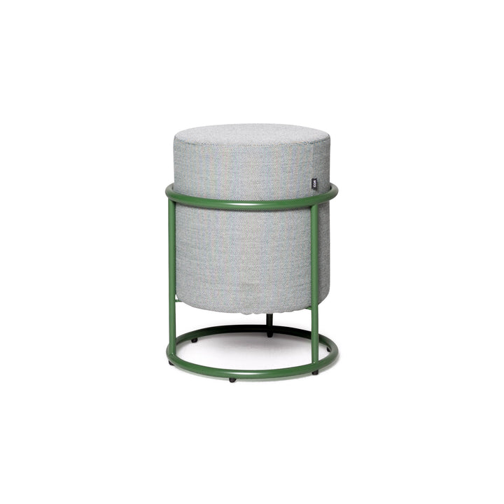 Tabouret Cor Drop en tissu vert Pauline Deltour repose-pieds #8785