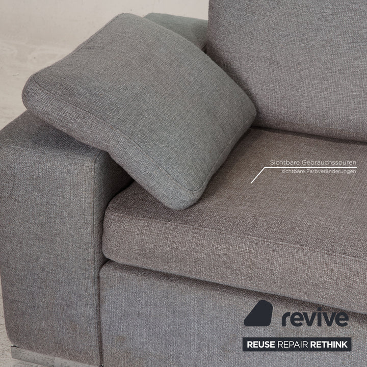 Cor Conseta Fabric Sofa Gray Corner Sofa Couch