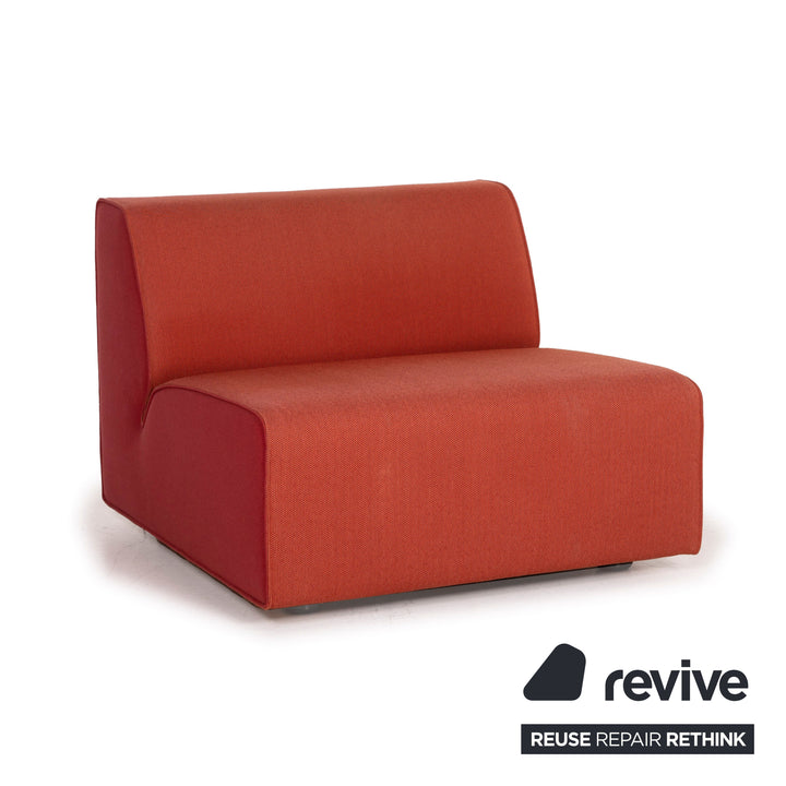 Cor Kelp fabric armchair Orange Modular