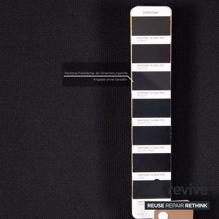 Canapé d'angle en tissu Cor Lava noir gris canapé modulable #14977