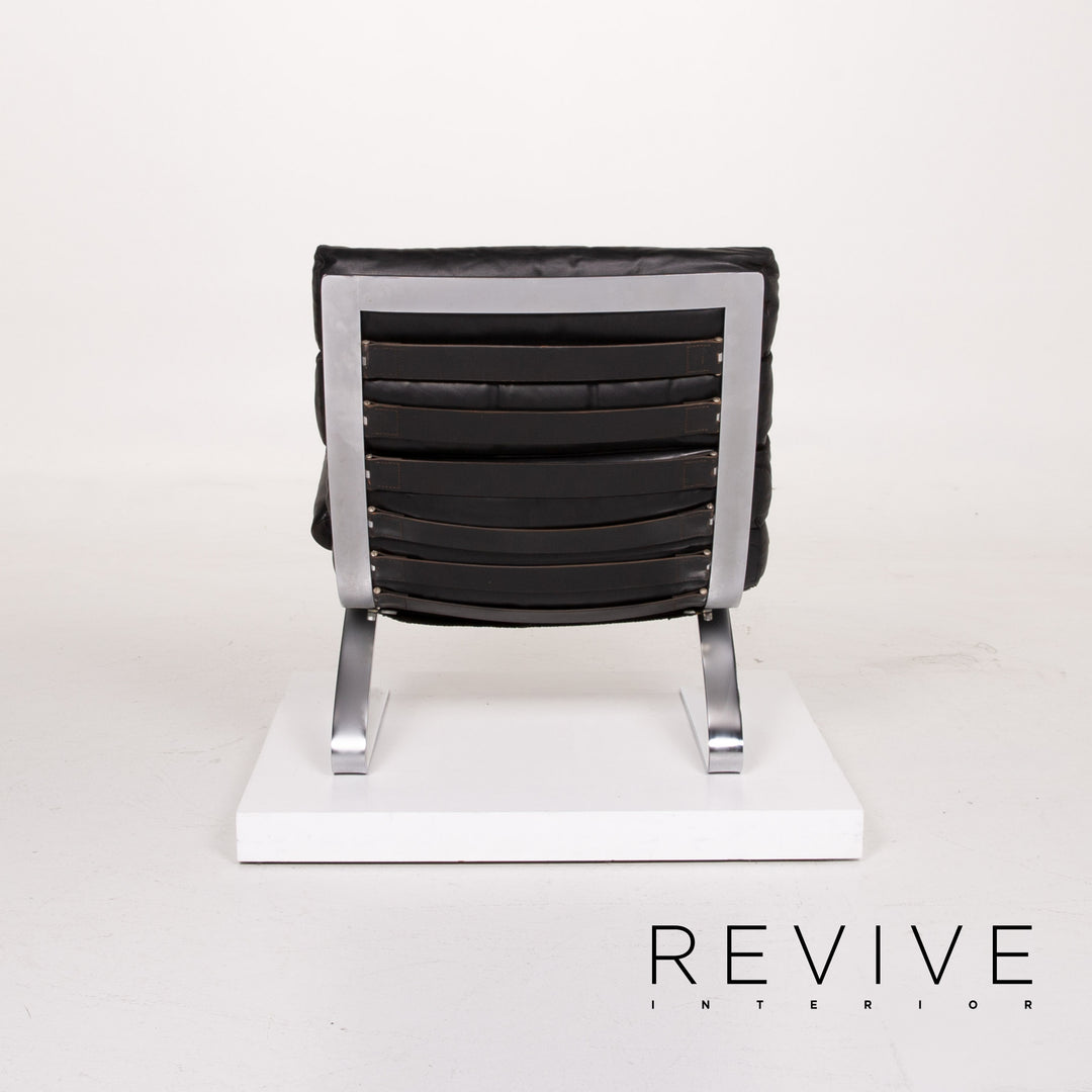Cor Sinus Leather Armchair Black #14ß85