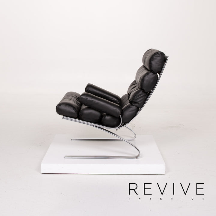Cor Sinus Leather Armchair Black #14ß85