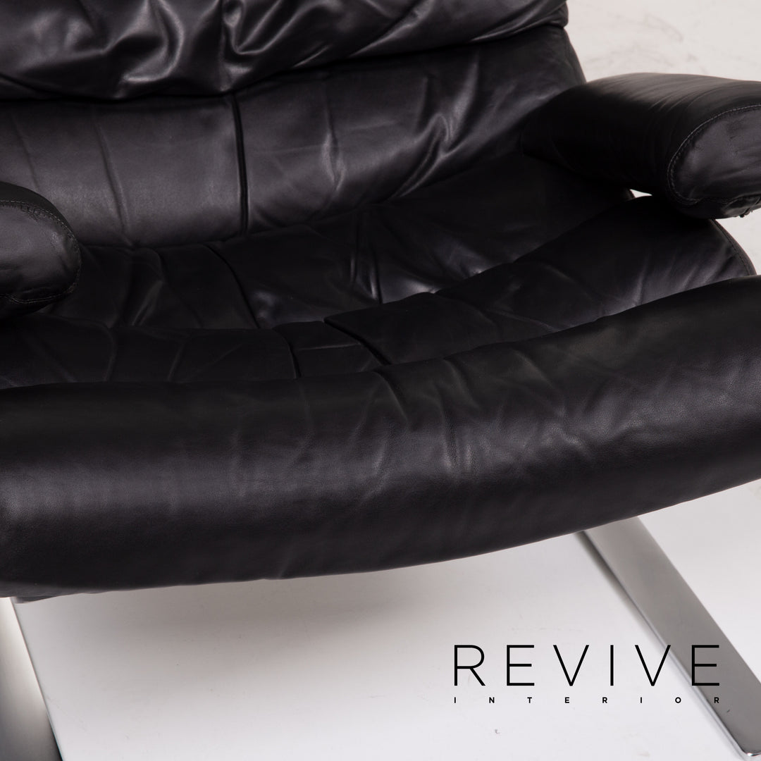 Cor Sinus Leather Armchair Black #14ß85