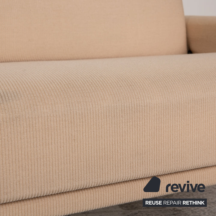 Cor Fabric Three Seater Sofa Bed Beige Sofa Couch