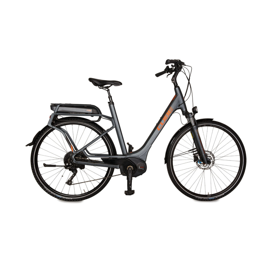Cube TOURING HYBRID EXC 500 2017 Aluminum E-City Bike Gray RH 58 Bicycle