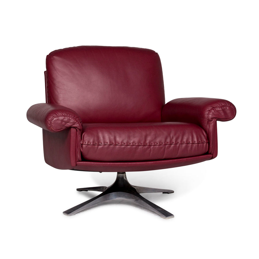 de Sede DS 31 Designer Leder Sessel Rot #9498